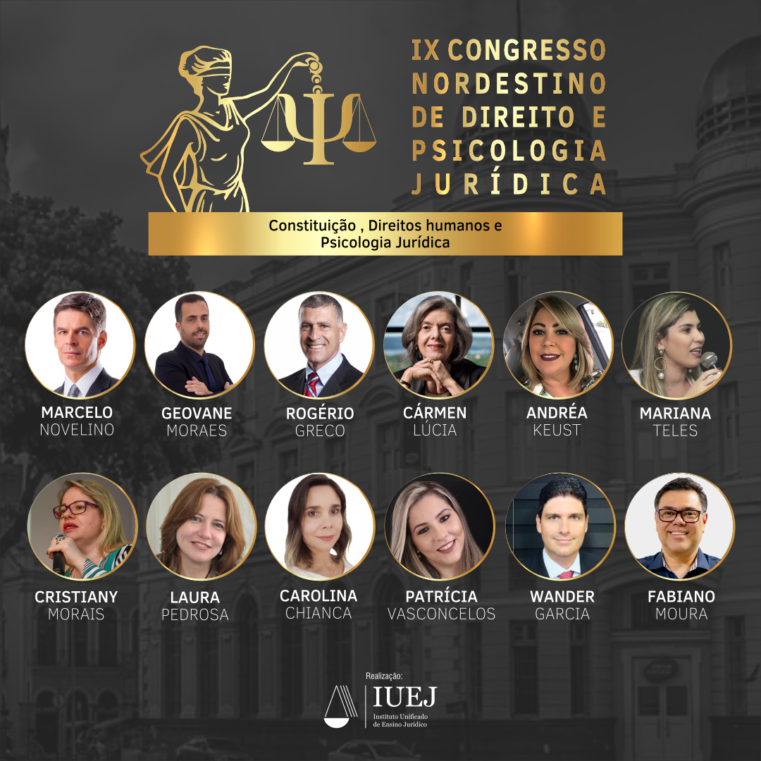 IX CONGRESSO NORDESTINO DE DIREITO E PSICOLOGIA JURDICA